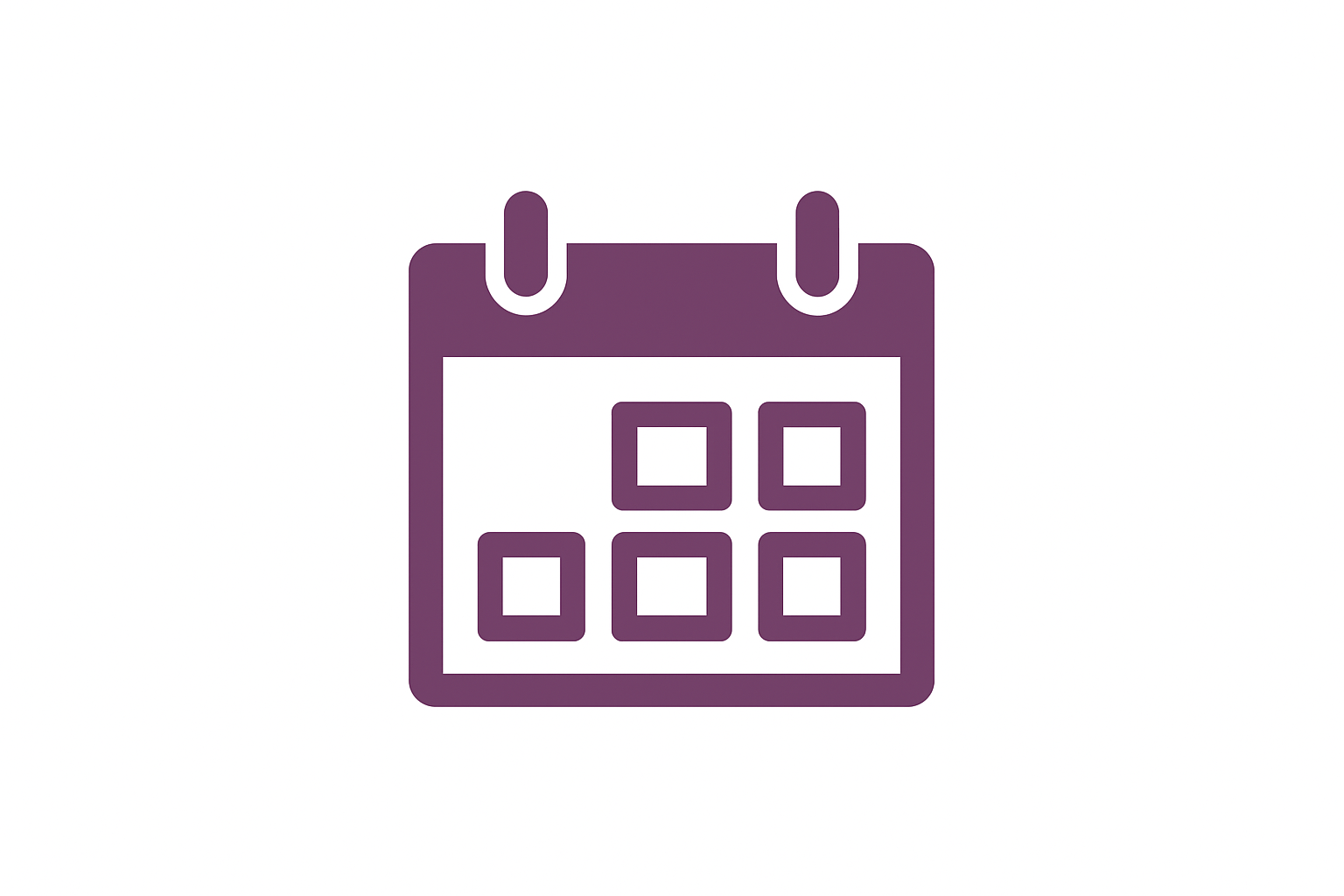 Calendar centered